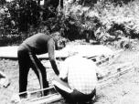 (14/20): Drawa - Grzesiek wraz Ulą i małą Justynką miał paskudną wywrotkę.<br>1984-07