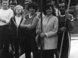 (18/27): Regalica - jazda pociągiem z Włocławka do szczecina była największą atrakcją spływu.<br>1985-10