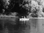 (21/27): Drwęca - wpływamy na Wisłę, za chwilę Toruń.<br>1988-08