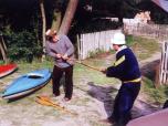 (33/33): Mieñ - koniec p³ywania.<br>1992-09