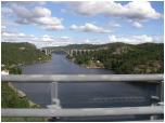 (8/122): Granicę Norwegii przekroczyliśmy jadąc mostem nad Idefjorden.<br>2005-08-12