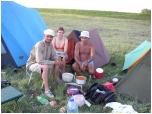 (12/107): Biwak w Tursku - Bartek nam zrobił obiad.<br>2008-07-27