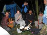 (98/107): Na biwaku mieliśmy gości - były śpiewy.<br>2008-08-09