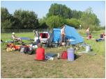 (14/91): Uczestnicy spływu na biwaku w Orlu.<br>2011-05-20