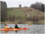 (14/66): Rzeka Radunia - na jeziorze Leszek i Małgosia.<br>2013-05-02