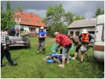 (29/66): Rzeka Kłonecznica - przy leśniczówce Modrzejewo.<br>2013-06-01