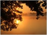 (38/66): Rzeka Rospuda - wschód słońca nad Garbasiem.<br>2013-07-02
