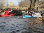(10/71): Rzeka Bludzia - tama bobrowa za Tuniszkami<br>2014-03-30
