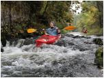 (70/71): Rzeka Skrwa - Martyna prbuje spyn<br>2014-10-10