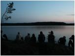 (52/83): Kontiosaari, nasz ostatni biwak, ostatni wieczór na wyspie.<br>2014-08-03