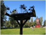 (55/83): Savonlinna: był tu kiedyś kościół; pozostała tylko dzwonnica.<br>2014-08-05