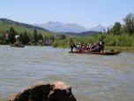 (28/81): Dunajec, tratwy a za nimi Tatry<br>2015-06-05