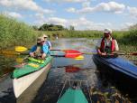 (61/81): Mazury, dopływamy do wsi Stulichy<br>2015-07-16