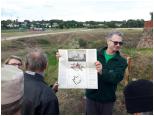 (61/106): 2019-07-07<br>Wisła - oprowadzamy uczestników Vistuliady po zamku w Bobrownikach
