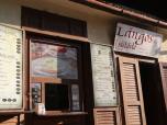 (6/26): Na śniadanie w budce kupiliśmy langosze