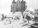 (6/48): Katedra w Włocławku<br>rys. Wojciech Gerson, ryt. Julian Cegliński, ok. 1860 r.<br>Widok katedry od zachodu, od strony Zgłowiączki.