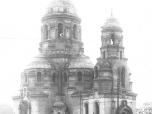 (31/48): Cerkiew Prawosławna<br>fot. W. Dowmont, po 1905 r.<br>Widok cerkwi od południowego-zachodu.